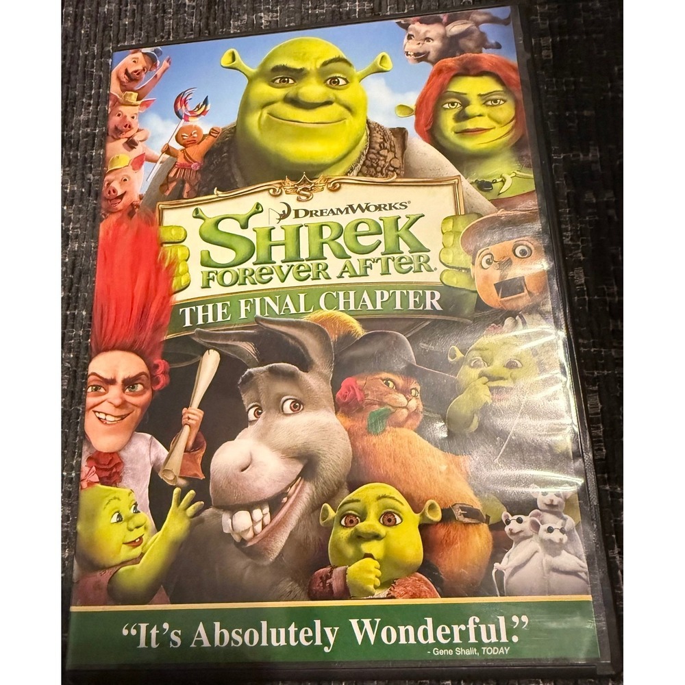 DreamWorks Shrek Forever After DVD Kids Movie Excellent 2010 Film